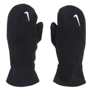 ナイキ（NIKE）ジュニア用 ユース ワン サーマフィット フリースミトン 手袋 CW3020-010 Lサイズ 黒 保温 裏起毛
