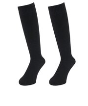 クー(Coo.)ヒートクロス クルーソックス 2足組 894Q4GSA0019 BLK25 25-28cm 抗菌防臭 黒