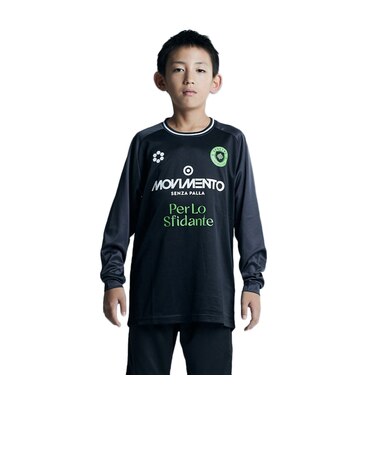 スフィーダ（SFIDA）サッカー フットサルウェア キッズ ジュニア プラクティスTシャツ ロングスリーブ SA-24X50JR BLK