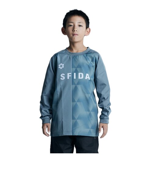 スフィーダ（SFIDA）サッカー フットサルウェア キッズ ジュニア 裏メッシュピステトップ SA-24X54JR GRY
