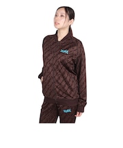 エックスガール(X-gir)JACQUARD TRACK ジャケット 158246021009-BROWN