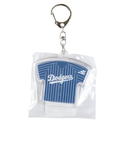 エムエルビー(MLB)ユニフォーム型キーホルダー ドジャース メジャー LA-KEY10 STRIPE ストライプ