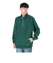 ヘビーOZ裏毛ハーフジップ スウェットシャツ BU2415803:65:GREEN