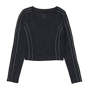 ナイキ（NIKE）One Fitted ドライフィット ロングスリーブ クロップド トップ FV8092-010