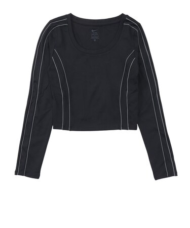 ナイキ(NIKE)One Fitted ドライフィット ロングスリーブ クロップド トップ FV8092-010