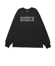 ハーレー（HURLEY）VORTEX ボックス ロゴ ロングスリーブTシャツ 24XBMCLS027-BLK