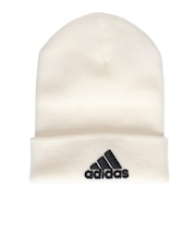 アディダス(adidas)ニット帽 ロゴ ビーニー M(OSFZ)サイズ DMD78-IY7666 白 54-57cm