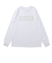 ハーレー(HURLEY)VORTEX ボックス ロゴ ロングスリーブTシャツ 24XBMCLS027-WHT