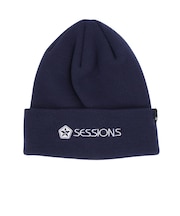 セッションズ(SESSIONS)ニット帽 ベーシック カフ ワッチ 24080278 NVY フリーサイズ 紺