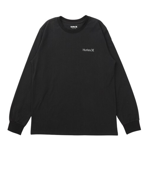 ハーレー（HURLEY）スクエア ロゴ ロングスリーブTシャツ 24XBMCLS029-BLK