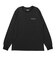 ハーレー（HURLEY）スクエア ロゴ ロングスリーブTシャツ 24XBMCLS029-BLK