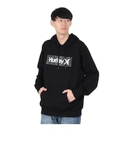 ハーレー(HURLEY)VORTEX ボックス ロゴ スウェットパーカー 24XBMCFF026-BLK