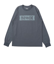 ハーレー（HURLEY）VORTEX ボックス ロゴ ロングスリーブTシャツ 24XBMCLS027-NVGY