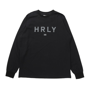ハーレー（HURLEY）HRLY ロゴ ロングスリーブTシャツ 24XBMCLS028-BLK
