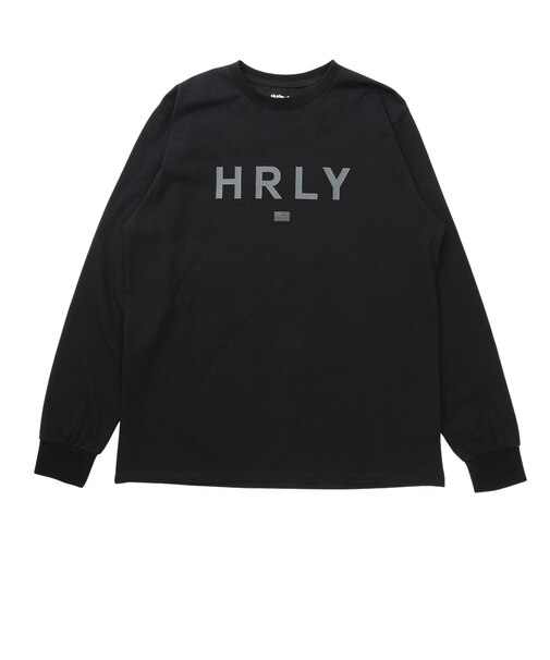 ハーレー（HURLEY）HRLY ロゴ ロングスリーブTシャツ 24XBMCLS028-BLK