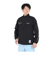 絶耐撥水 ヒートクロス マジックサーモ BSMESH ハーフジップ ジャケット WB4F0049-TR854-GRSD BLK