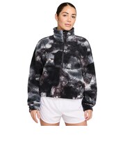 ナイキ（NIKE）Therma-FIT オーバーサイズド 1/2ジップ フリース プリント トップ FZ6970-010