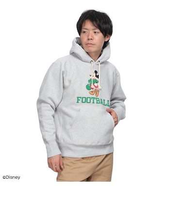 チャンピオン（CHAMPION）リバースウィーブ フーデッドスウェットシャツ DISNEY FOOTBALL C3-A131 040