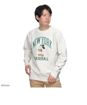 チャンピオン(CHAMPION)リバースウィーブ クルーネックスウェットシャツ DISNEY BASEBALL C3-A031 810