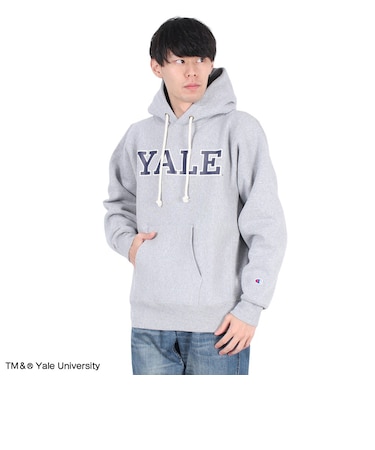 チャンピオン（CHAMPION）リバースウィーブ フーデッドスウェットシャツ YALE MADE IN USA C5-A104 070