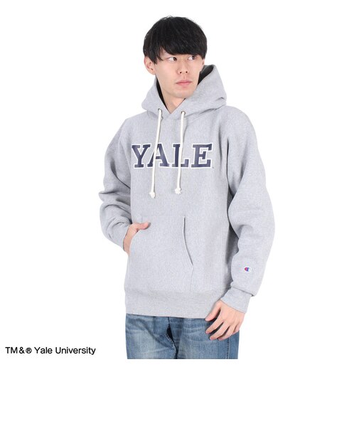 チャンピオン（CHAMPION）リバースウィーブ フーデッドスウェットシャツ YALE MADE IN USA C5-A104 070