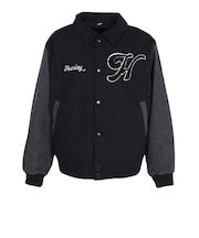 ハーレー(HURLEY)デニム ヴァーシティー ジャケット MCJK242016-BLK