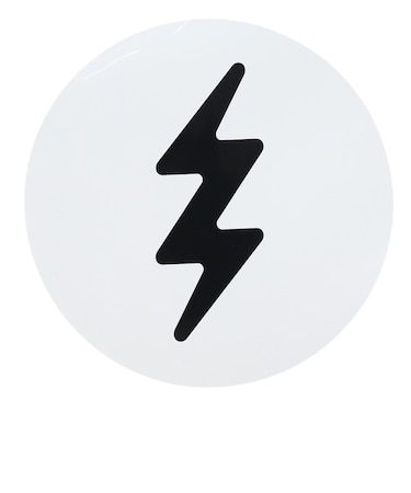 エレクトリック（ELECTRIC）ICON ロゴ ステッカー E24MA09 WT/BK L