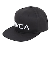 ルーカ（RVCA）RVCA TWILL SNAPBACK キャップ BE042951 BLK