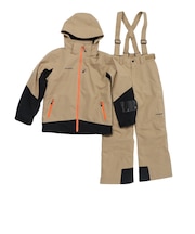BonFire(ボンファイアー)ジュニア 子供 スキーウェア 上下セット スーツ 25MULTI COLOR 80BNF4FSP2335 BEG