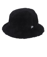 ニューエラ(NEW ERA)帽子 バケット01 ミンクフリース 14307410 黒 Mサイズ