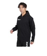 アスレタ(ATHLETA)サッカー フットサルウェア 防風スウェット ジップパーカー 3389 BLKBLK