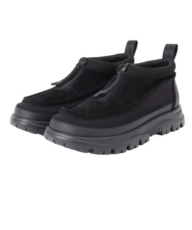カジュアルシューズ ジップ モカシン ブーティー EX SK-290 Black 00S