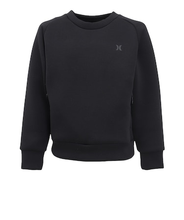 ハーレー（HURLEY）ボーイズ ファントム スウェット クルー BCFL242001-BLK