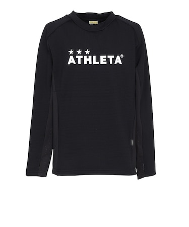 アスレタ（ATHLETA）サッカー フットサルウェア ジュニア グリッド起毛TRシャツ 4160J BLK