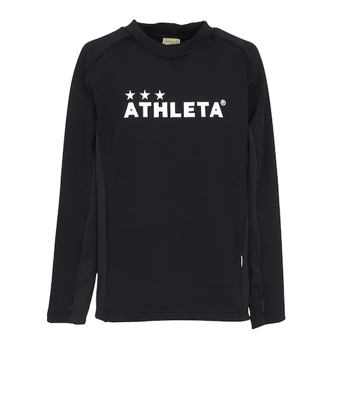 アスレタ（ATHLETA）サッカー フットサルウェア ジュニア グリッド起毛TRシャツ 4160J BLK