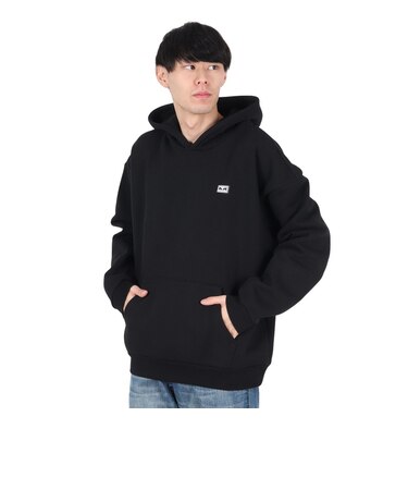 オベイ（OBEY）SERVICES EXTRA HEAVY フーディー 112470238BLK