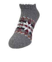 ルームソックス WARM HOME ショート丈 3FR01W GRYk グレー