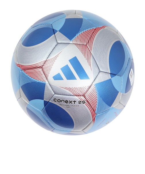 アディダス（adidas）ジュニア サッカーボール 4号球 検定球 FIFA2025 コネクト25 アオ ADF400B