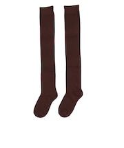 スタイリング満足 美温活 よもぎ蒸し心地 ルームソックス 靴下 ロング丈 55cm 4245-82M BRN 茶色