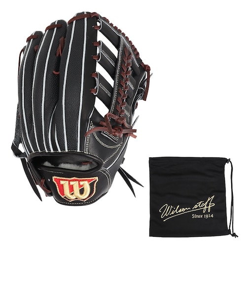 ウイルソン（Wilson）硬式用グラブ 外野手用 野球グローブ 一般 スタッフ DUAL D8S WBW102917