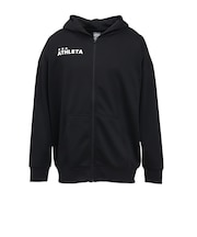 アスレタ(ATHLETA)サッカー フットサルウェア 裏毛 スウェットジップパーカー XE-457 BLK