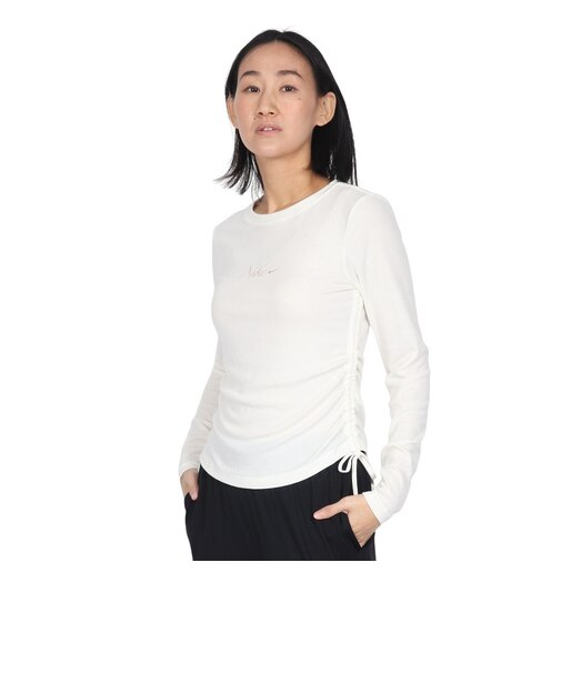 ナイキ(NIKE)リブ ロングスリーブ クロップドトップ HV5026-133