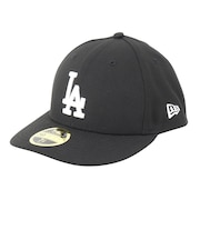 ニューエラ(NEW ERA)キャップ LP 59FIFTY ロサンゼルス ドジャース ブラック×ホワイト 14524648