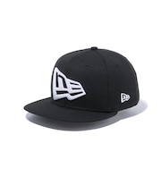 ニューエラ(NEW ERA)キャップ Youth 9FIFTY フラッグロゴ ブラック×ホワイト 14524536
