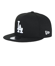 ニューエラ（NEW ERA）キャップ 9FIFTY ロサンゼルス ドジャース ブラック×ホワイト 14524963 帽子 57.7cm-61.5cm