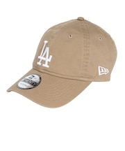 ニューエラ(NEW ERA)キャップ 9TWENTY ロサンゼルス ドジャース ウォッシュドコットン カーキ×ホワイト 14525135 帽子 Mサイズ