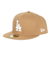 ニューエラ(NEW ERA)キャップ 59FIFTY ロサンゼルス ドジャース 14525216 帽子 57.7cm-59.6cm ベージュ