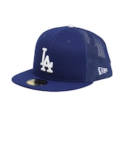 ニューエラ（NEW ERA）メッシュキャップ 59FIFTY トラッカー ロサンゼルス ドジャース 14525154 帽子 57.7cm-59.6cm 青