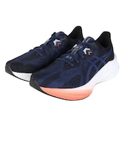 アシックス(ASICS)ランニングシューズ ダイナブラスト 5 ブルー ブラック 1011B983.400 スニーカー ジョグ クッション性
