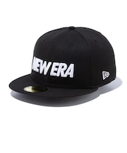 ニューエラ(NEW ERA)キャップ 59FIFTY ワードマークロゴ 14525160 帽子 57.7cm-59.6cm 黒